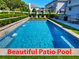 A well designed patio pool